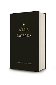 Bíblia Sagrada - Tradução Do Pe. Manuel De Matos Soares (Capa Dura Ébano Preta)