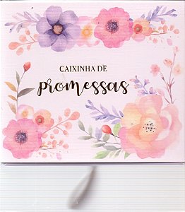 Caixinha De Promessas - Flores Mista