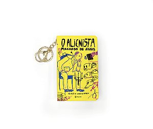 O alienista: livro de bolso com chaveiro