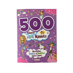 500 Adesivos Para Meninas - Roxa