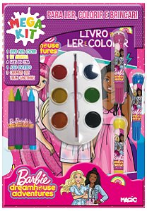Barbie - Ler, Colorir E Brincar