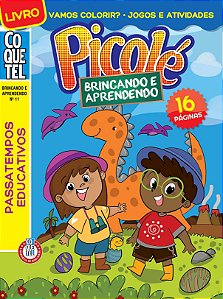 Livro Coquetel Brincando Aprendendo 11 - Passatempos Educativos