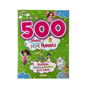 500 Adesivos Para Meninas - Verde