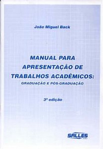 Manual Para Apresentacao De Trabalhos Academicos...