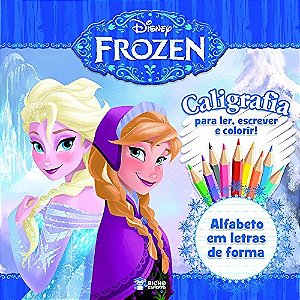 Disney Frozen - Calig. Alf. Em Letras De Forma