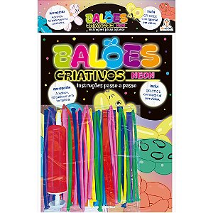 Meu livro-kit de balões criativos: neon