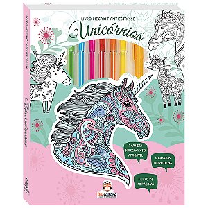 Livro-megakit antiestresse: Unicórnios