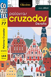 Livro Coquetel Palavras Cruzadas Desafio 77