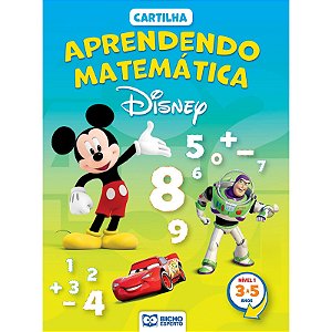 Disney Cartilha Aprendendo A Matematica 3 A 5 Anos