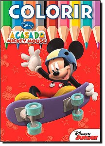 Disney Colorir Ativ. Educativas - A Casa Do Mickey