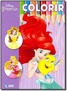 Disney Colorir E Aprender - Princesas