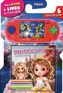 Livro de Colorir Princesas + Aqua Game