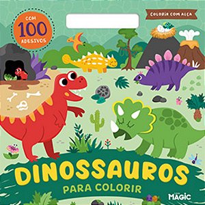 Dinossauros - com 100 adesivos