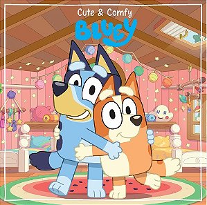 Bluey - Cute & Comfy - Livro de Colorir Infantil