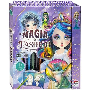 Magia Fashion - Livro de Colorir