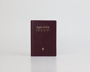 Agenda simples 2027 - vinho