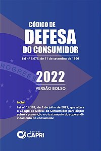 Código De Defesa Do Consumidor 2022 - Versão Bolso