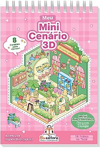 Meu mini cenário 3D: Rosa
