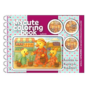 Juntos é sempre melhor ! - Capa dura espiral: My cute coloring book