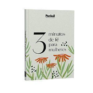 Devocional 3 Minutos de Fé Para Mulher | Flor Laranja