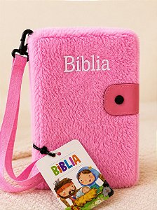 A Biblia Da Crianca - Pelucia Rosa
