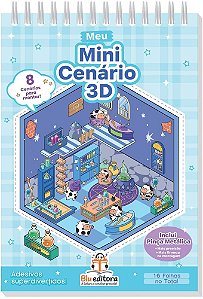Meu mini cenário 3D: Azul