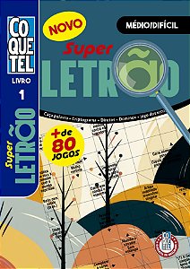 Livro Coquetel Super Letrão 1: Nível Médio-Difícil