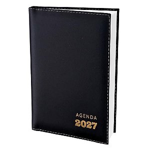 Agenda De Mesa Tradicional 2027 - Liso Preto