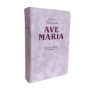Livro Bíblia Letra Maior Zíper Strike - Rosa