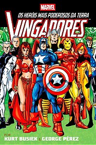 Livro Os vingadores por Kurt Busiek e George Pérez vol. 2...