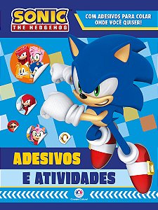 Livro Sonic - Adesivos e atividades