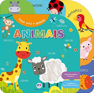 Livro Animais - Toque sinta e aprenda