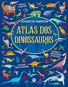 Livro Atlas dos dinossauros - Descobertas Magníficas com abas p...