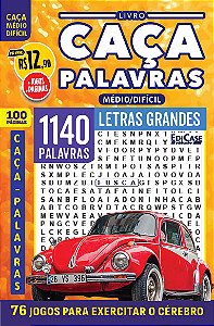 Livro Livro Caça-Palavras - Ed.106 - Nível Médio/Difícil - 76 J...
