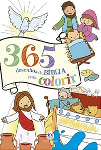 Livro 365 Desenhos da Bíblia para colorir