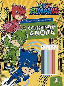 Livro Pj Masks: Colorindo a noite