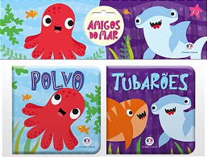 Livro Tubarões e Polvo