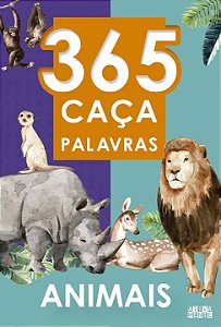 Livro 365 caça-palavras - Animais