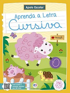 Livro Apoio Escolar - Aprenda a letra cursiva: Ovelha Ros...