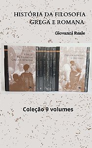 Livro História da filosofia grega e romana – Coleção 9 vo...