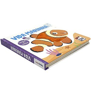 Livro Animais Fofuchos - Toque e Sinta: Vida Marinha