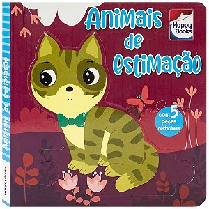 Livro Leia, Encaixe & Brinque: Animais de Estimação