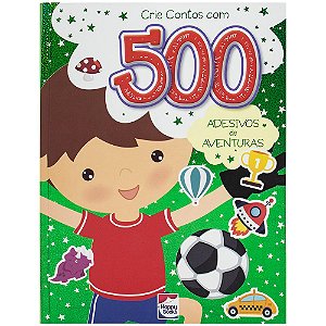 Livro Crie Contos com 500 Adesivos: Aventuras