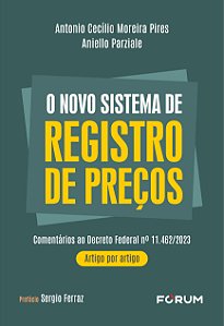 Livro O Novo Sistema De Registro De Preços - Comentários Ao Dec...
