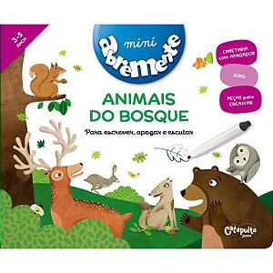 Livro Abremente mini - Animais do bosque (Volume 1)