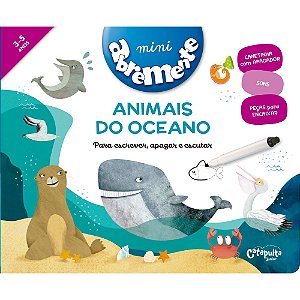Livro Abremente mini - Animais do oceano (Volume 1)