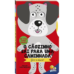 Livro Gire o Disco! Um livro sobre Emoções: Cãozinho