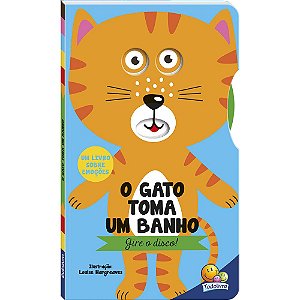 Livro Gire o Disco! Um livro sobre Emoções: Gato