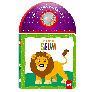 Livro Chocalho Divertido Animais Da Selva