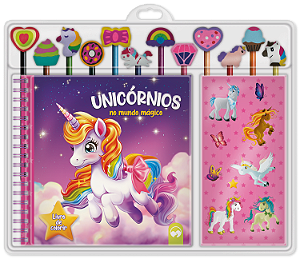 Livro Unicórnios No Mundo Mágico - Escolar